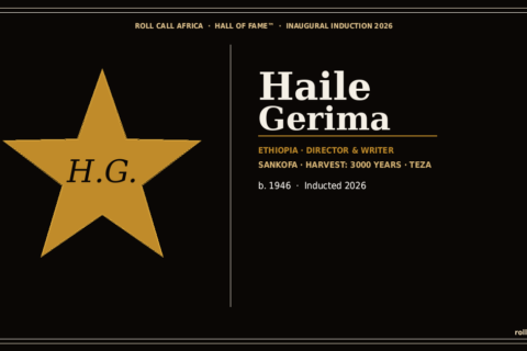 Haile Gerima is named a Hall of Fame™ inaugural inductee, honoring a fearless body of work that redefined African and diasporic cinema
